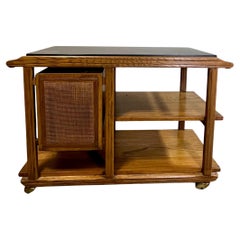 Vintage Brandt Ranch Oak Oak Bar Cart Server