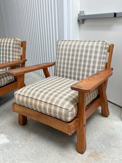Vintage Brandt Ranch Oak Lounge Chair’s - a Pair