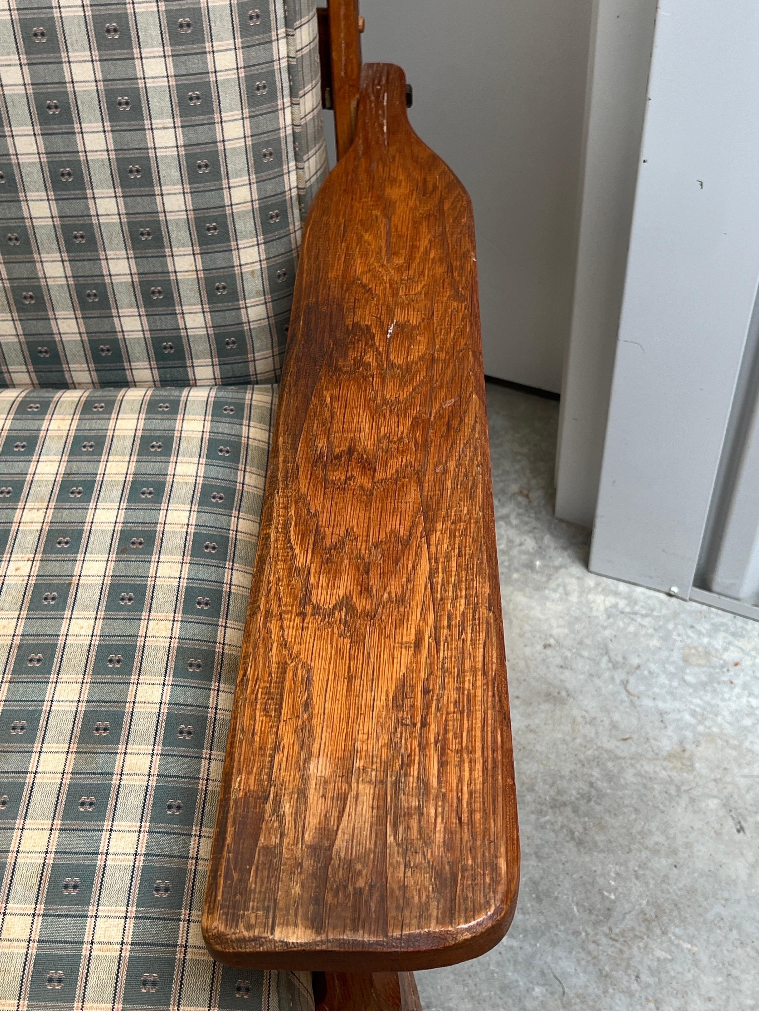Mid-Century Modern Vintage Brandt Ranch Oak Lounge Chair’s - a Pair