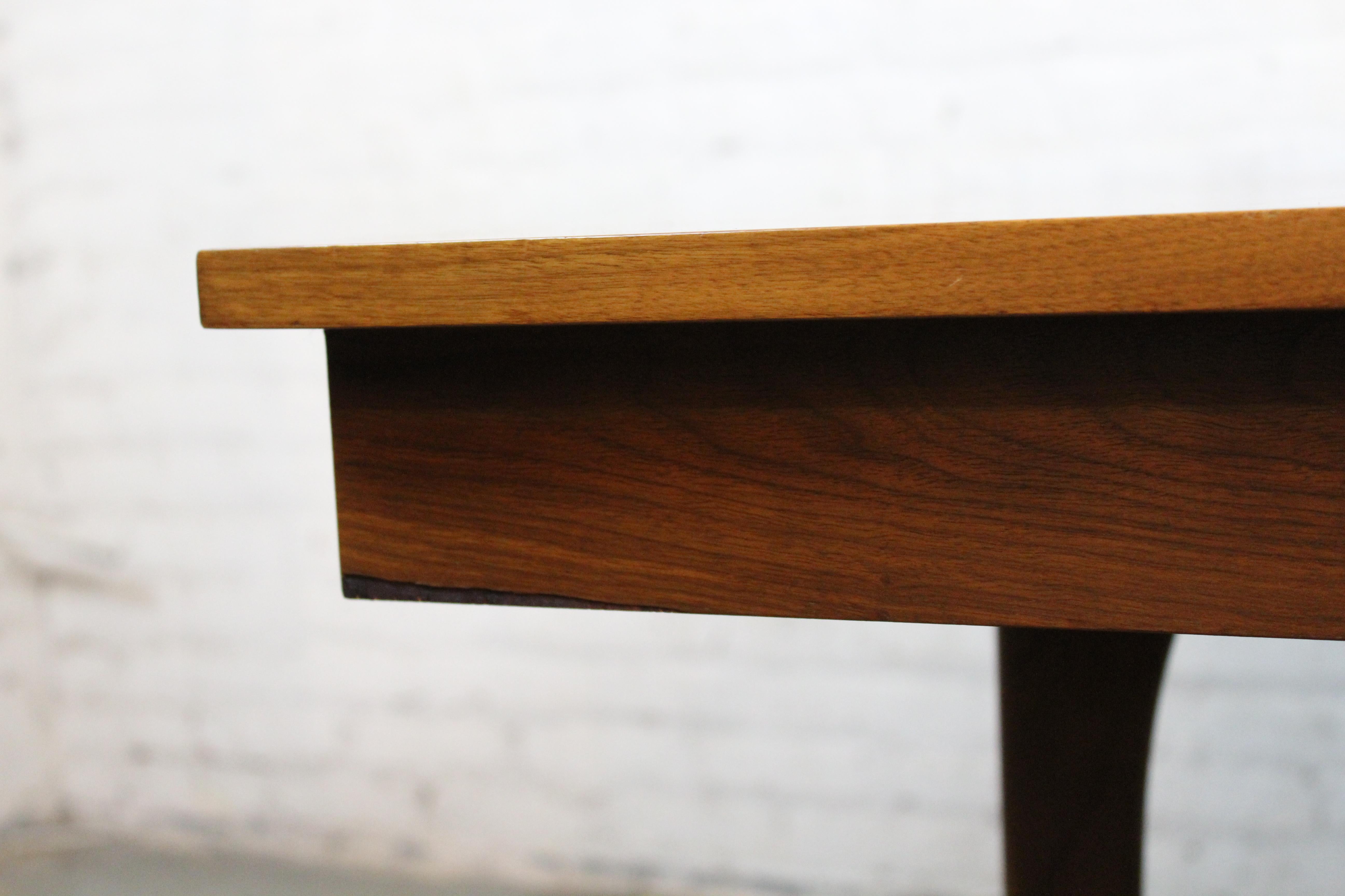Vintage Brasilia Style Extending Dining Table by Young Manufacturing 2