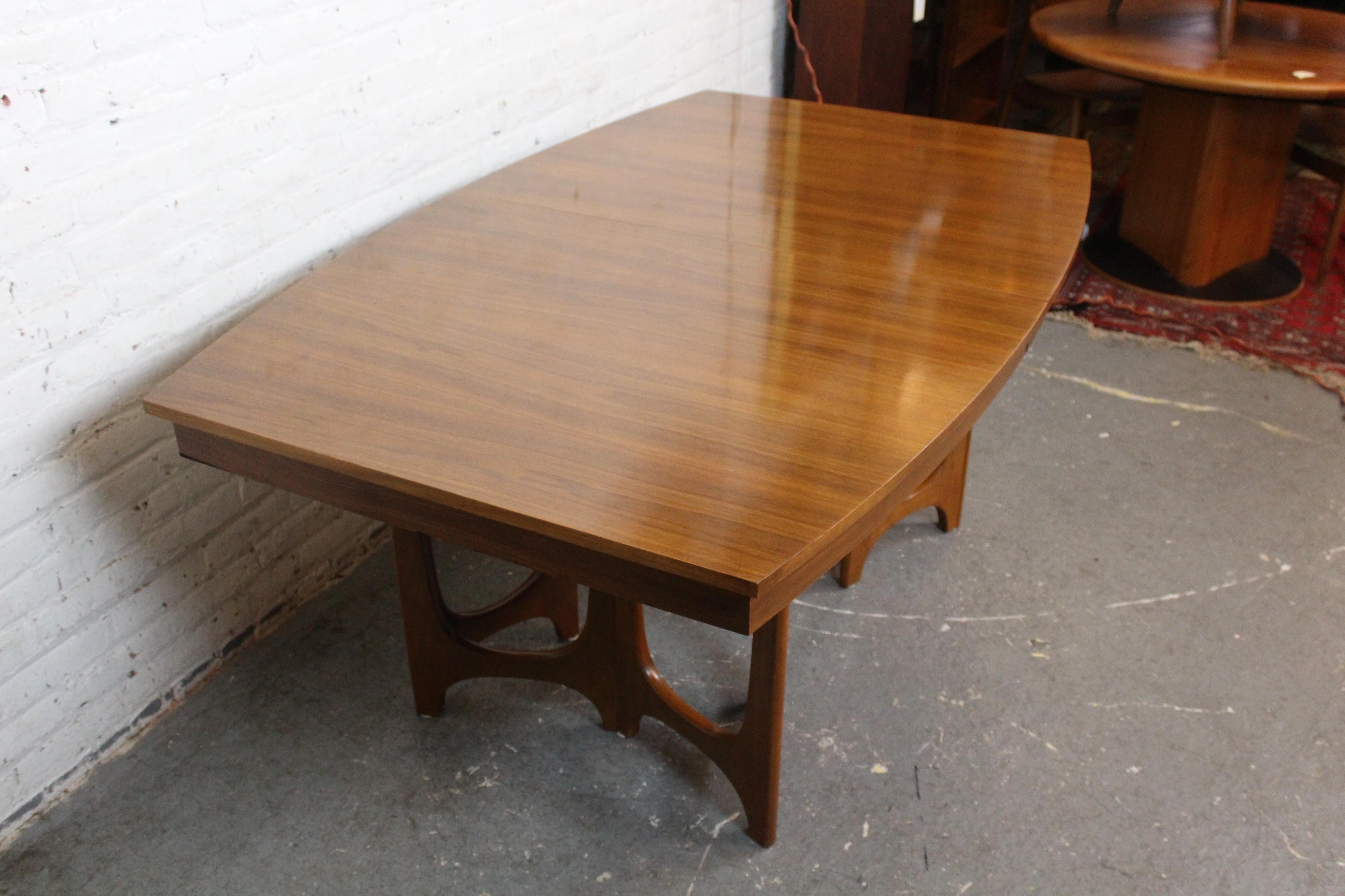 American Vintage Brasilia Style Extending Dining Table by Young Manufacturing