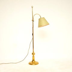 Vintage Brass Adjustable Floor Lamp