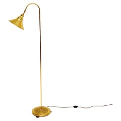 Vintage Brass Adjustable Floor Lamp