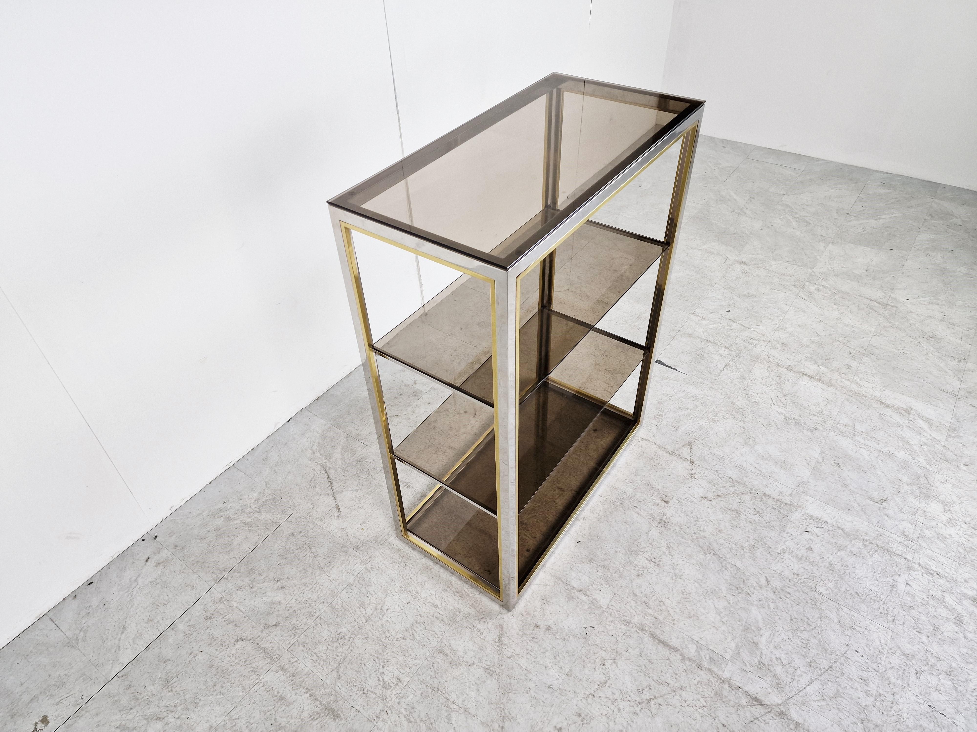 Vintage Brass and Chrome Etagere, 1970s 2