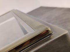 Vintage Brass and Chrome Side Table by Belgochrom, 1970s