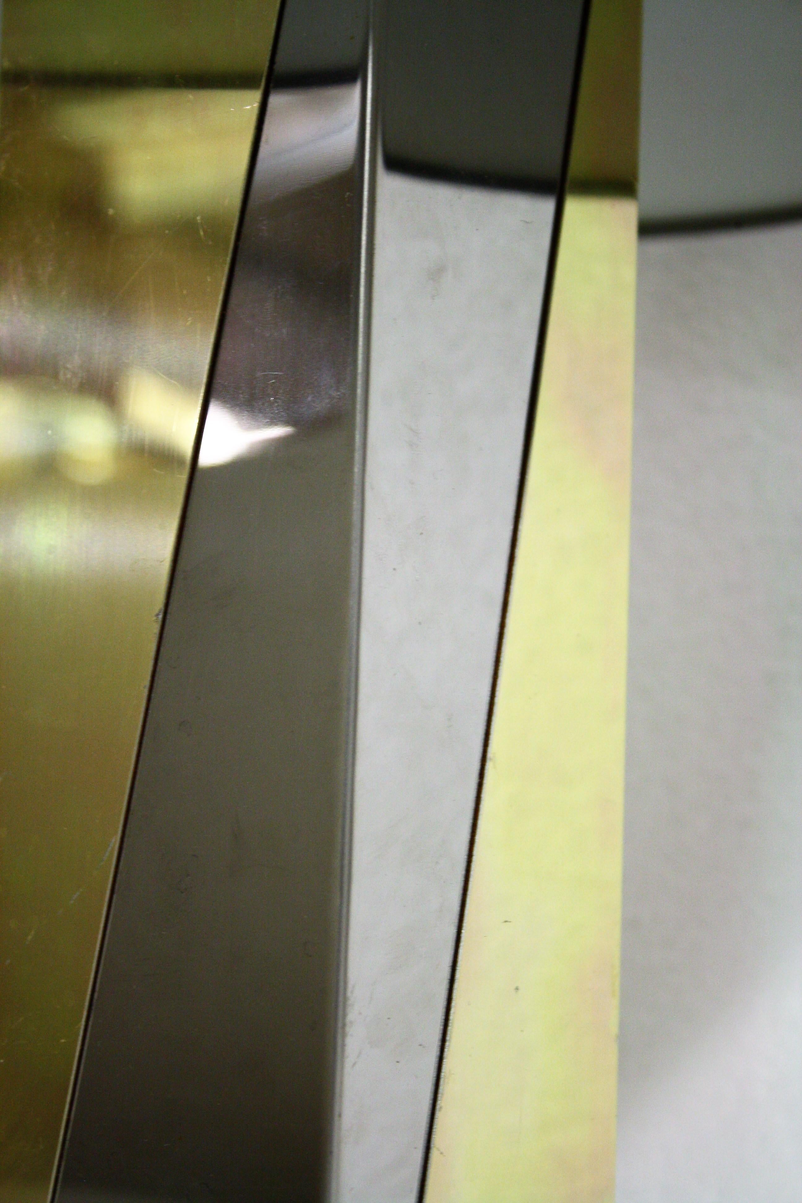 Vintage Brass and Chrome Table Lamp, 1970s In Good Condition In Leuven, Vlaams Gewest