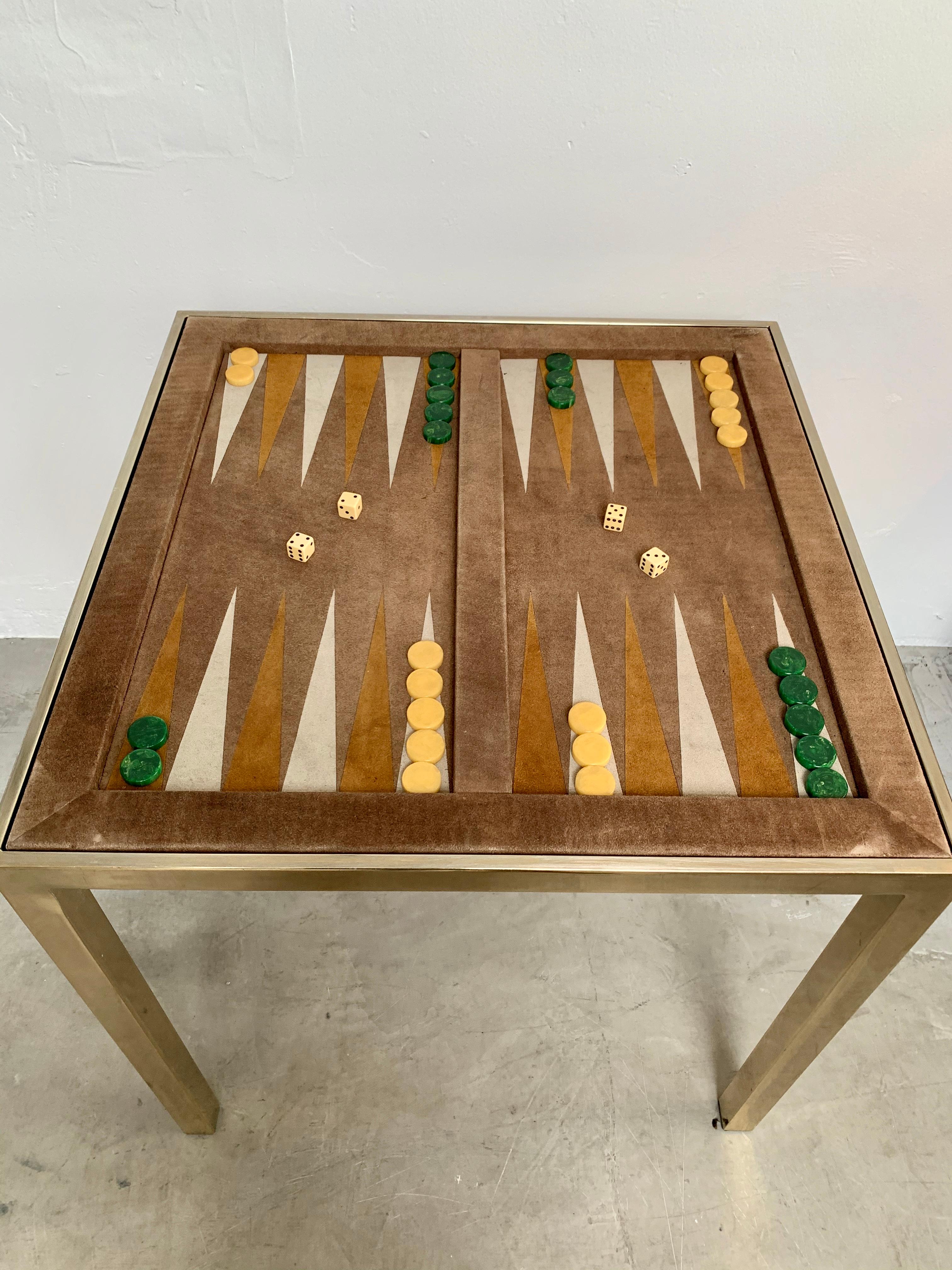 backgammon table vintage