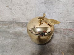 Vintage Brass Apple Ice Bucket by Freddotherm, 1970s