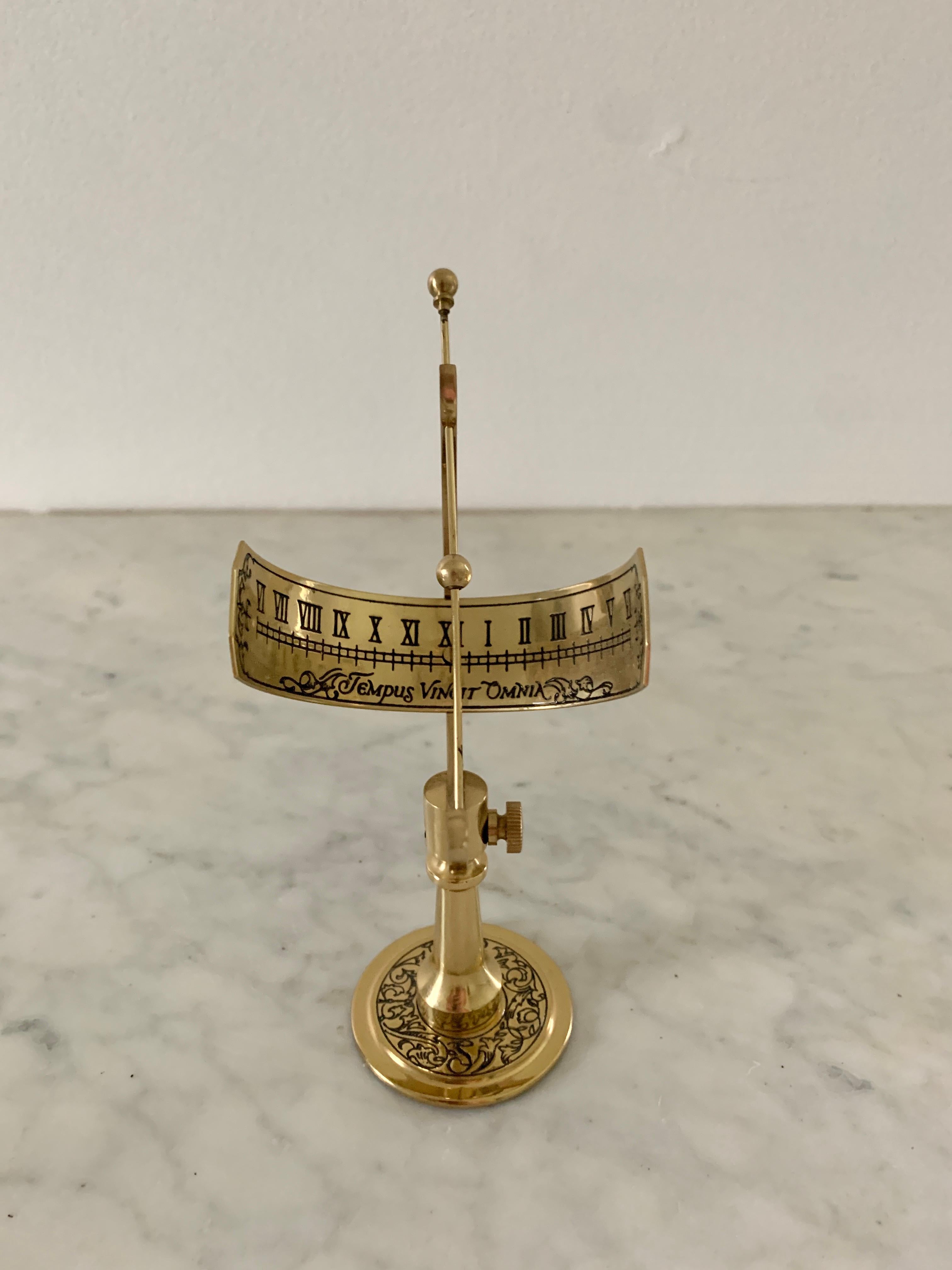 Late 20th Century Vintage Brass Armillary