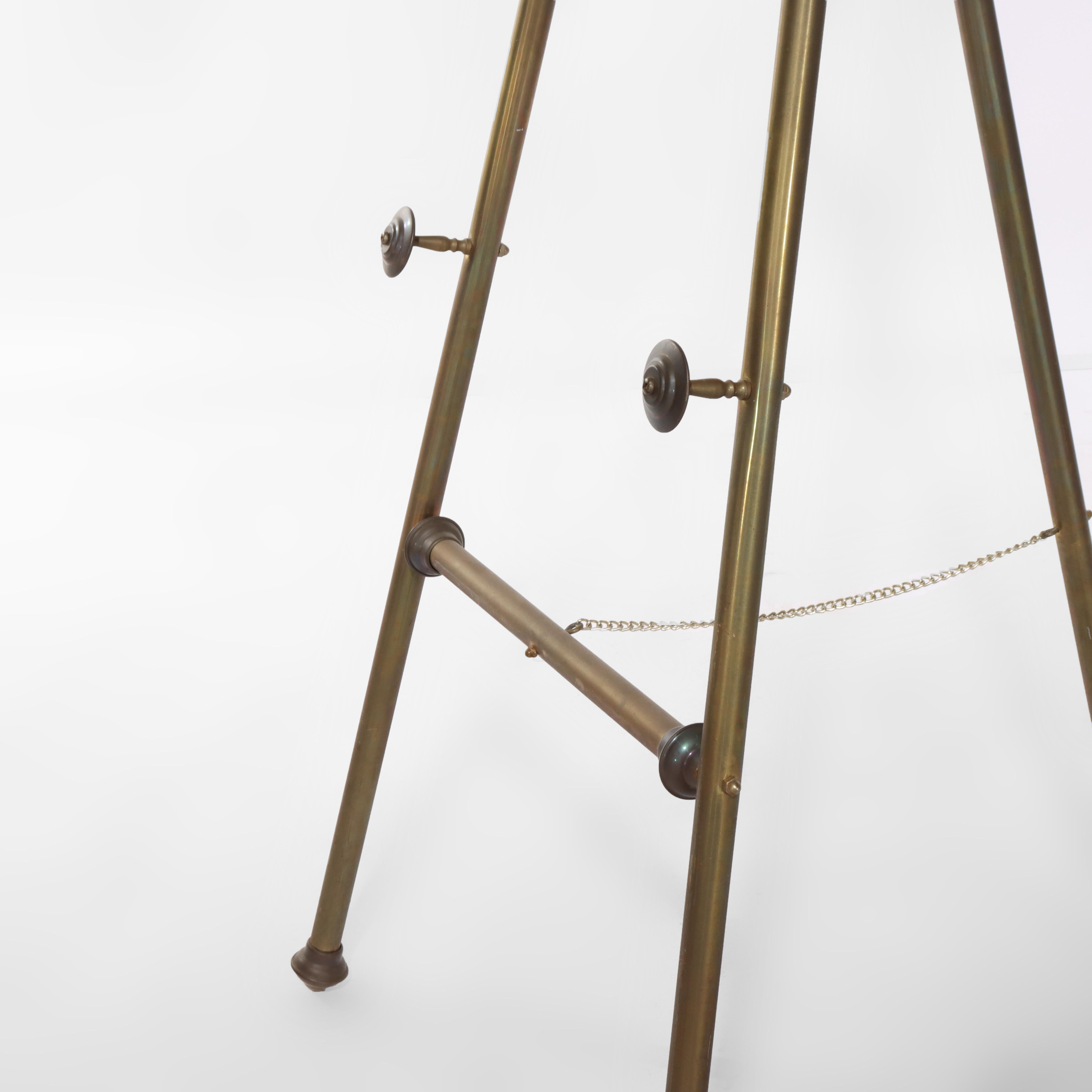 Vintage Messing Kunst Display Staffelei 20thC (20. Jahrhundert) im Angebot