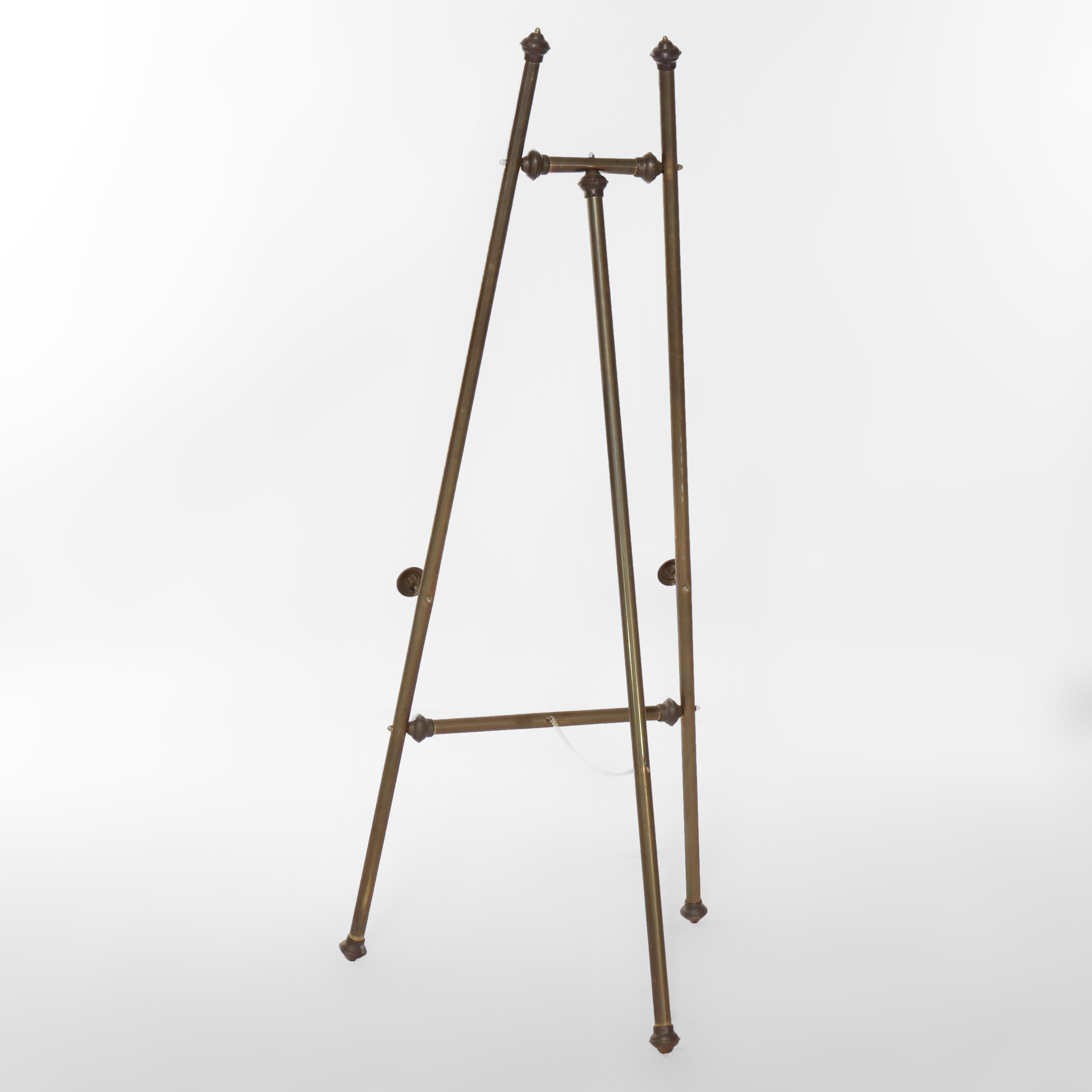 Vintage Messing Kunst Display Staffelei 20thC im Angebot 1