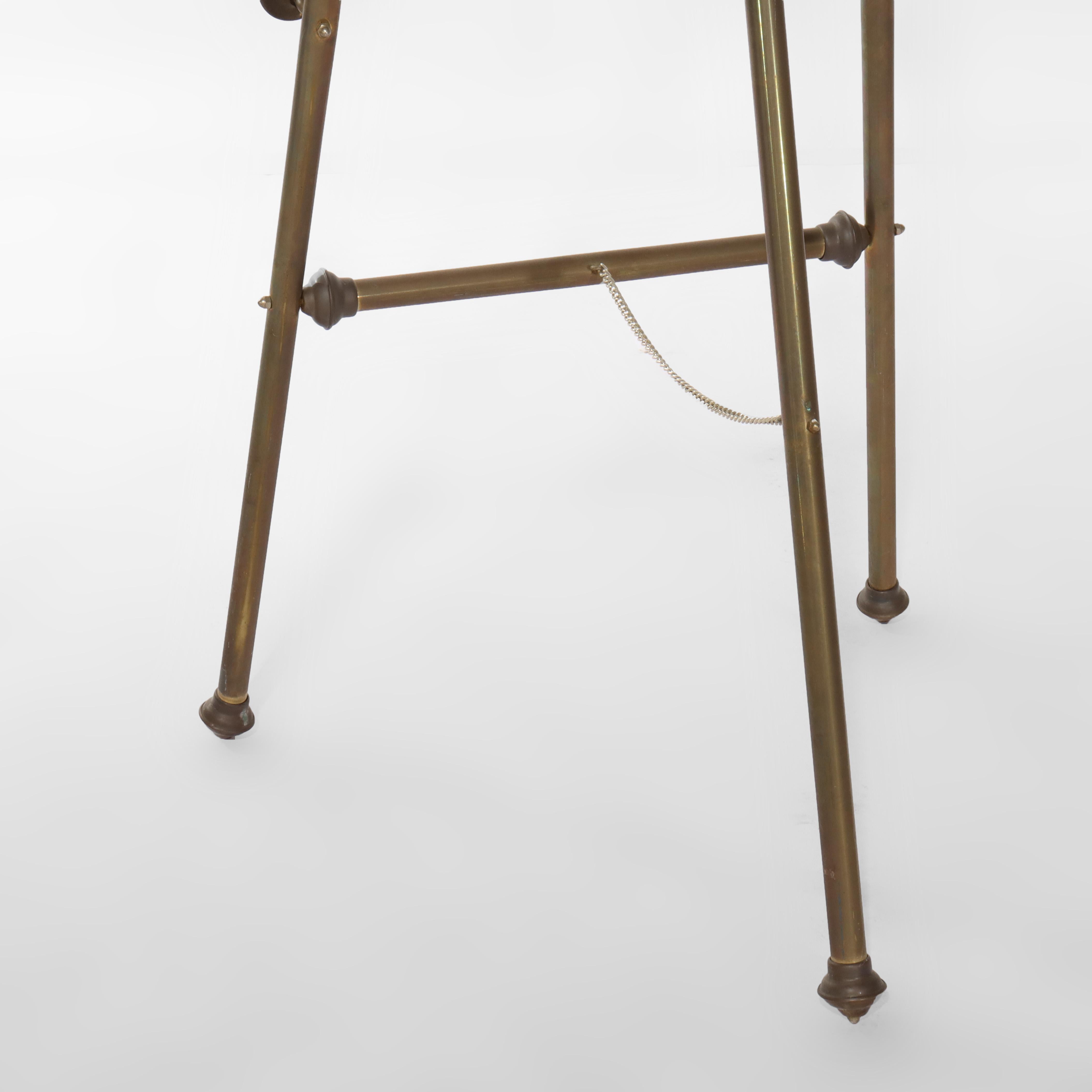 Vintage Messing Kunst Display Staffelei 20thC im Angebot 2