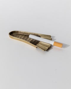 Vintage Brass Ashtray with Foot Shape Design, South Korea, 1970s