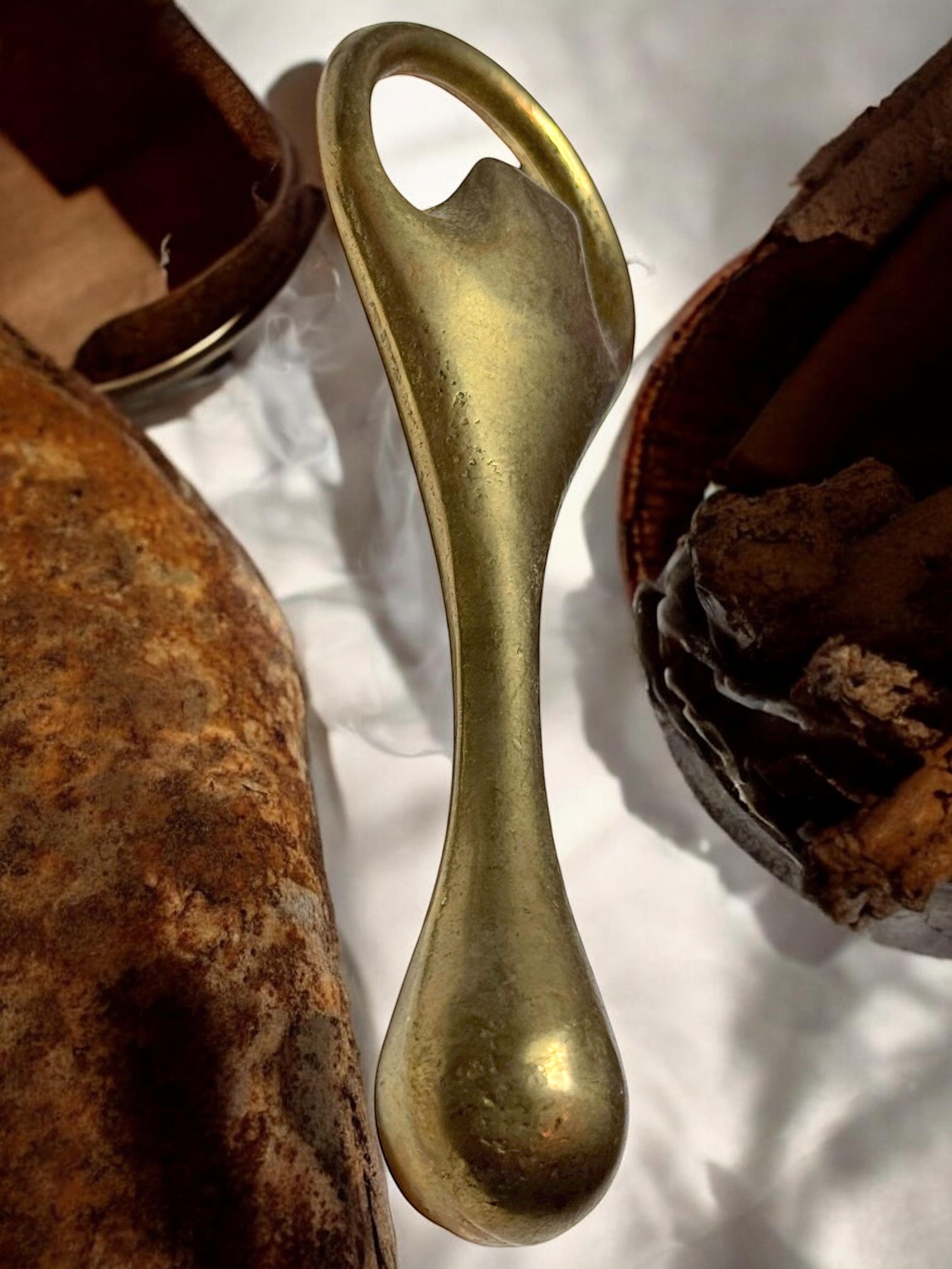 Vintage Brass Aubock Auböck Bottle Opener Mid-Century Modern Breweriana Barware en vente 5