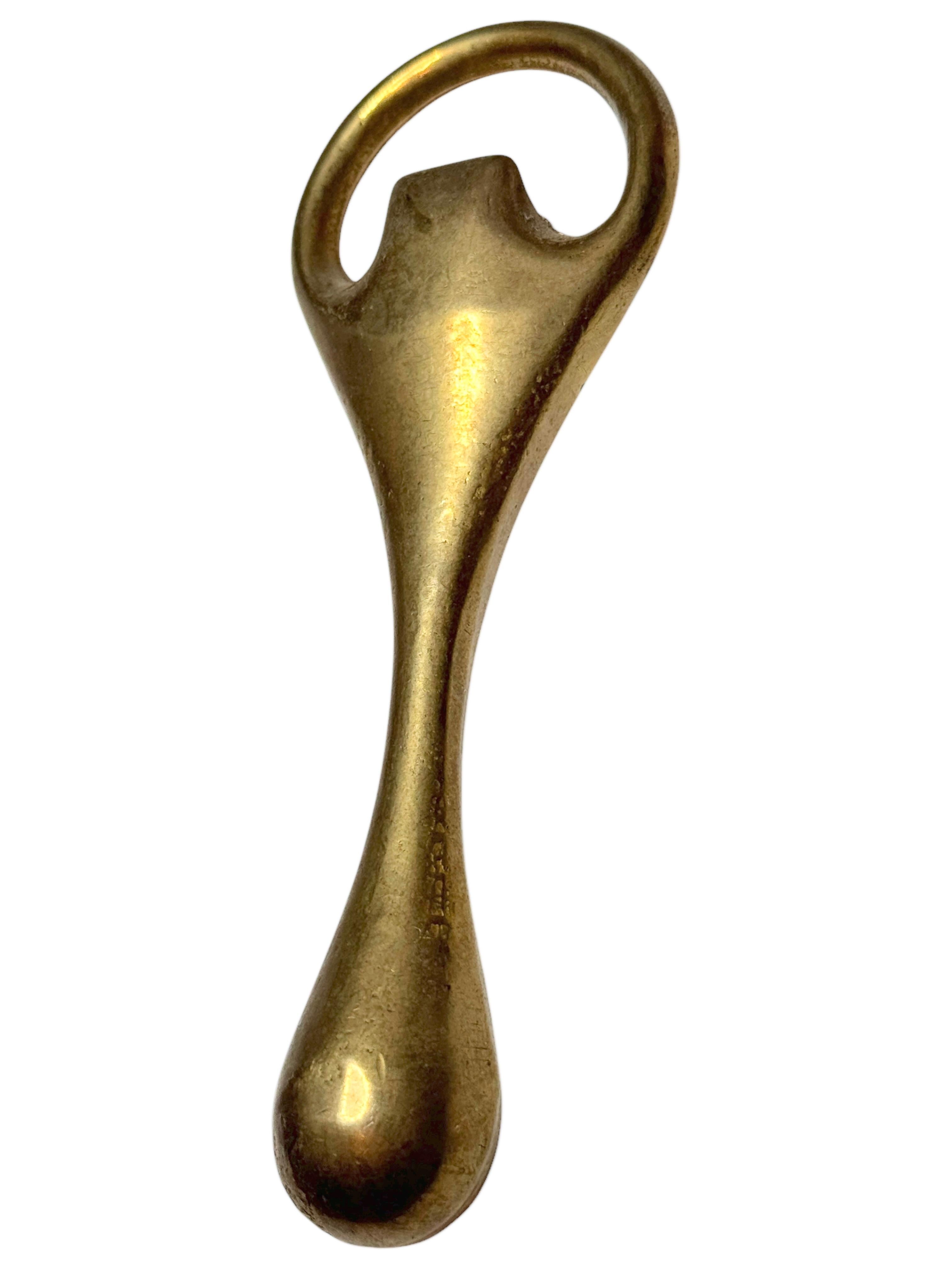Autrichien Vintage Brass Aubock Auböck Bottle Opener Mid-Century Modern Breweriana Barware en vente