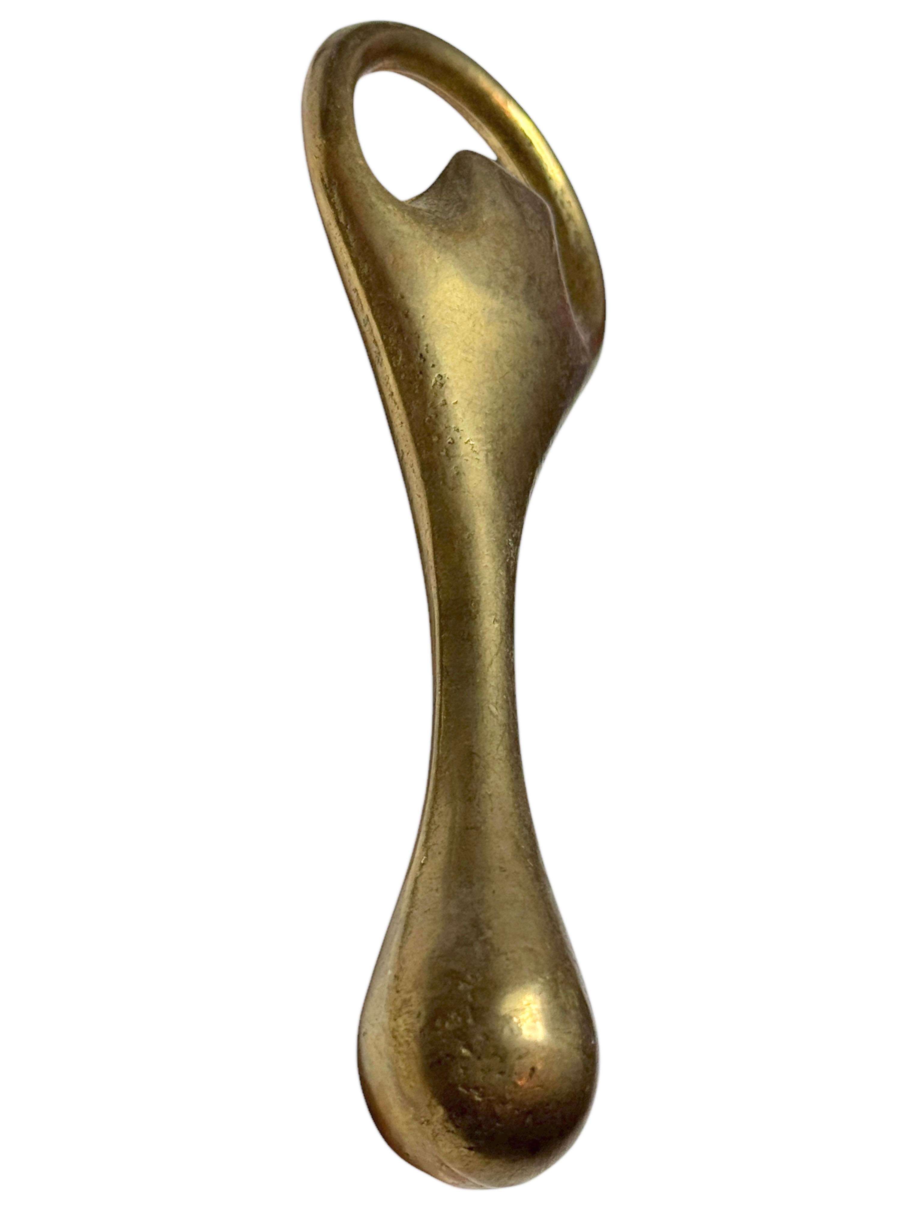 Vintage Brass Aubock Auböck Bottle Opener Mid-Century Modern Breweriana Barware Bon état - En vente à Nuernberg, DE