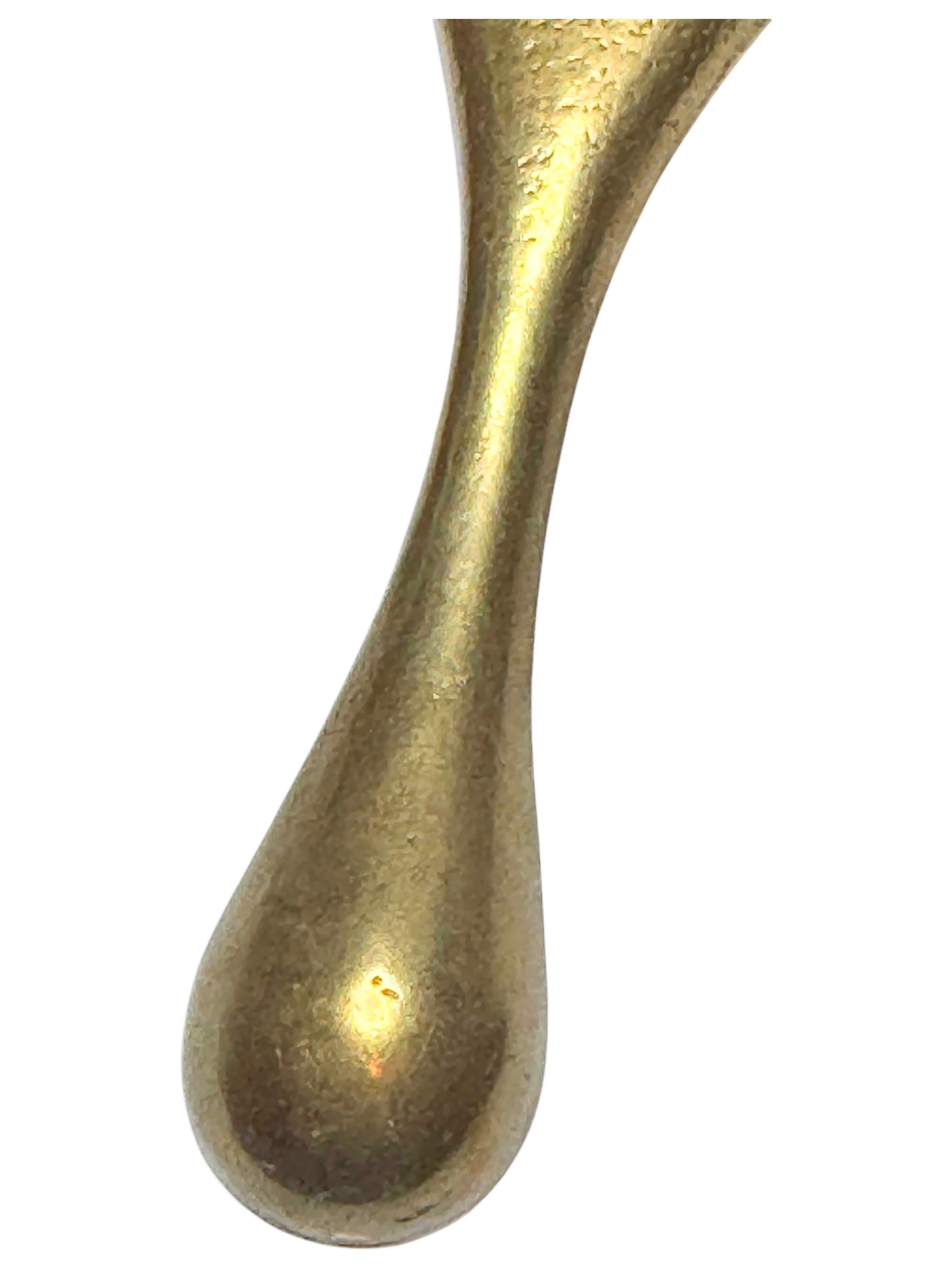 Vintage Brass Aubock Auböck Bottle Opener Mid-Century Modern Breweriana Barware en vente 1