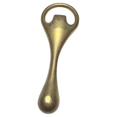 Vintage Brass Aubock Auböck Bottle Opener Mid-Century Modern Breweriana Barware