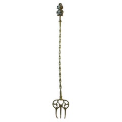 Vintage Brass Back Scratcher with the Imp / Demon of Lincoln Cathedral