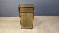 Bancone da bar in ottone vintage di Belgochrom, anni '70