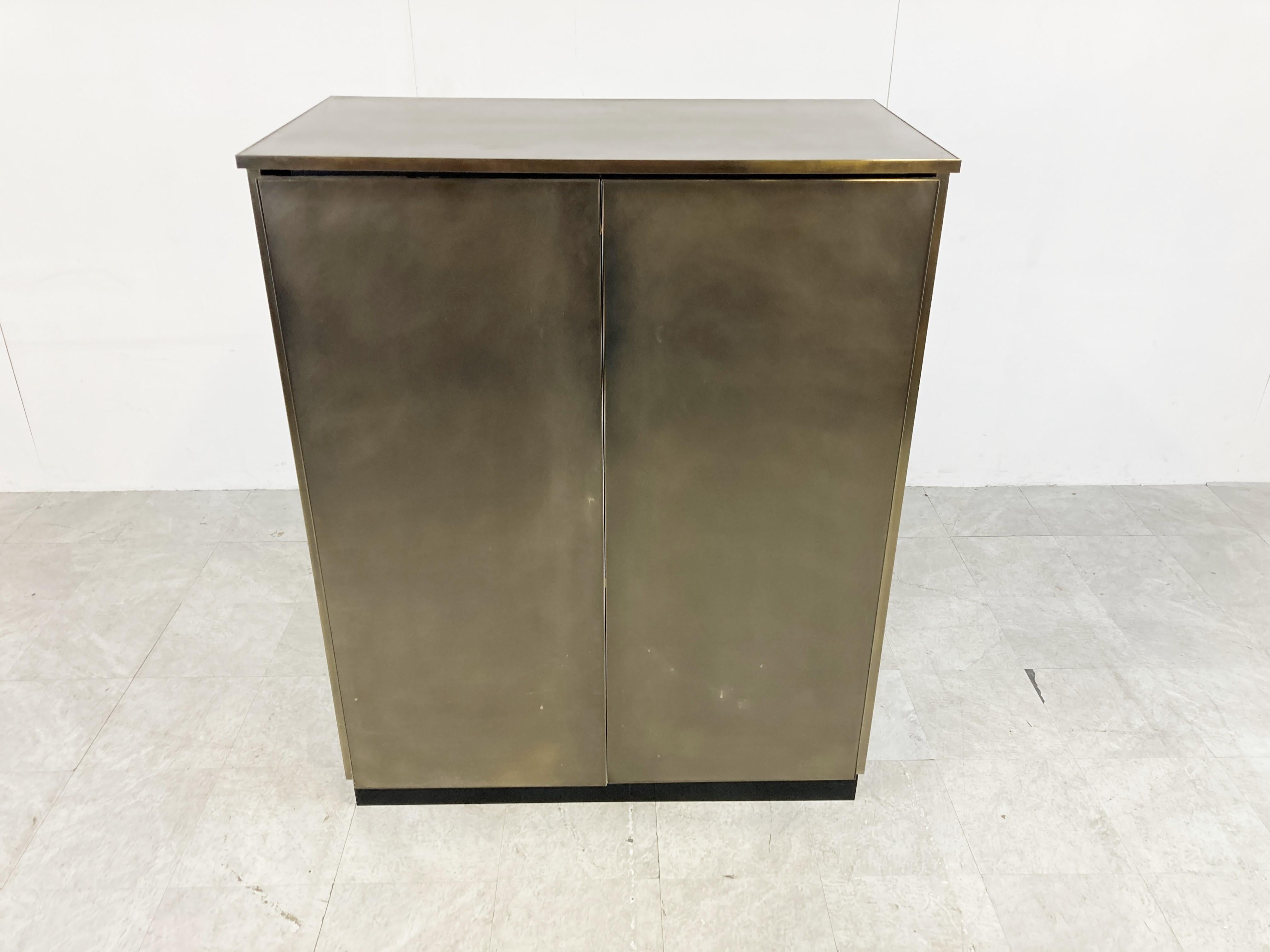 brass bar cabinet