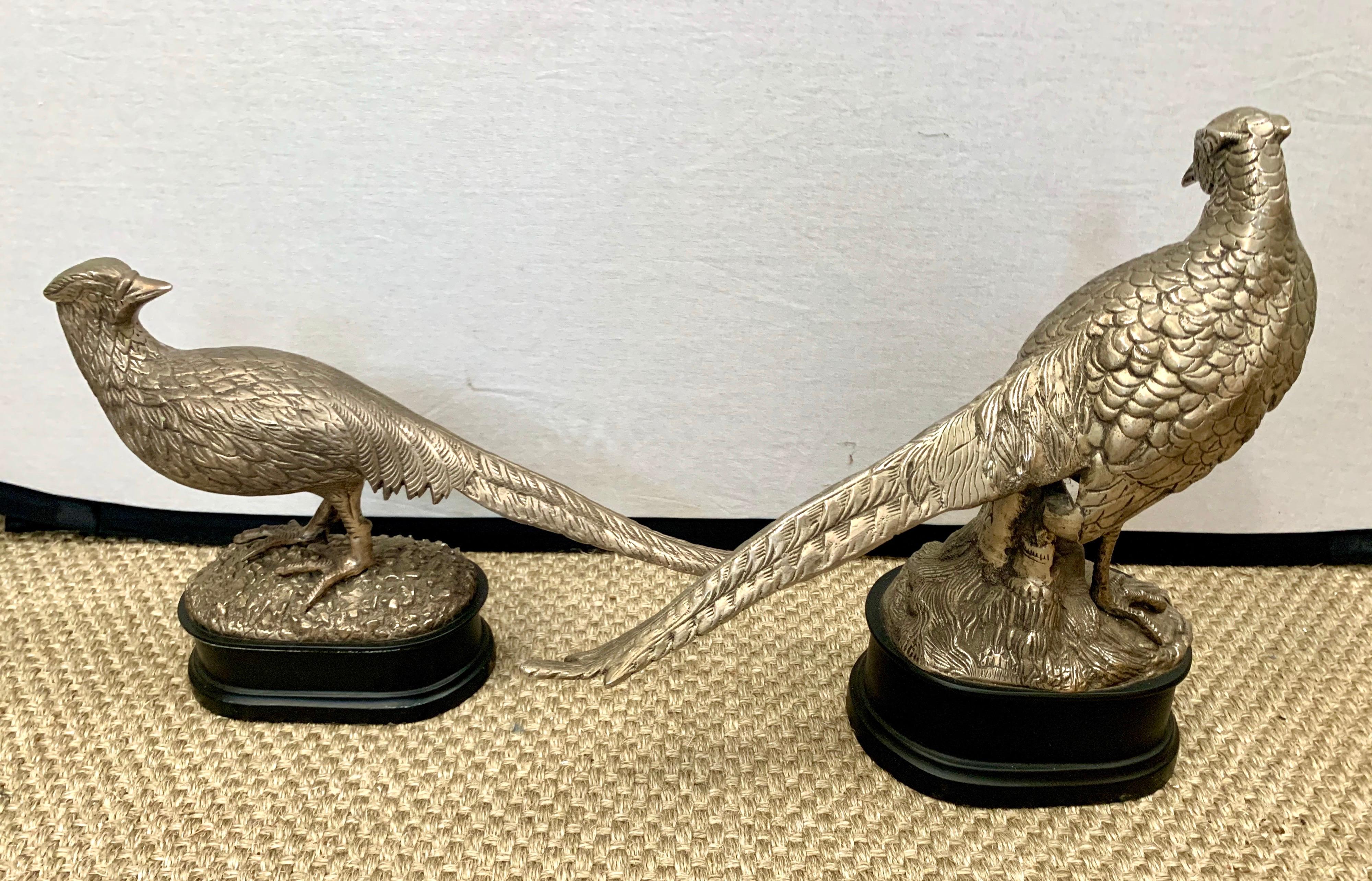 Elegant pair of vintage brass bird sculptures. Perfect for any style. Now, more than ever, home is where the heart is.
