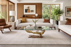 Tavolino da caffè "Bonsai" in ottone vintage di Willy Daro