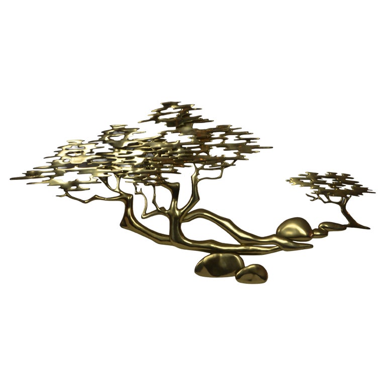 Bonsai Tree Wall Sculpture by Bijan For Sale at 1stDibs