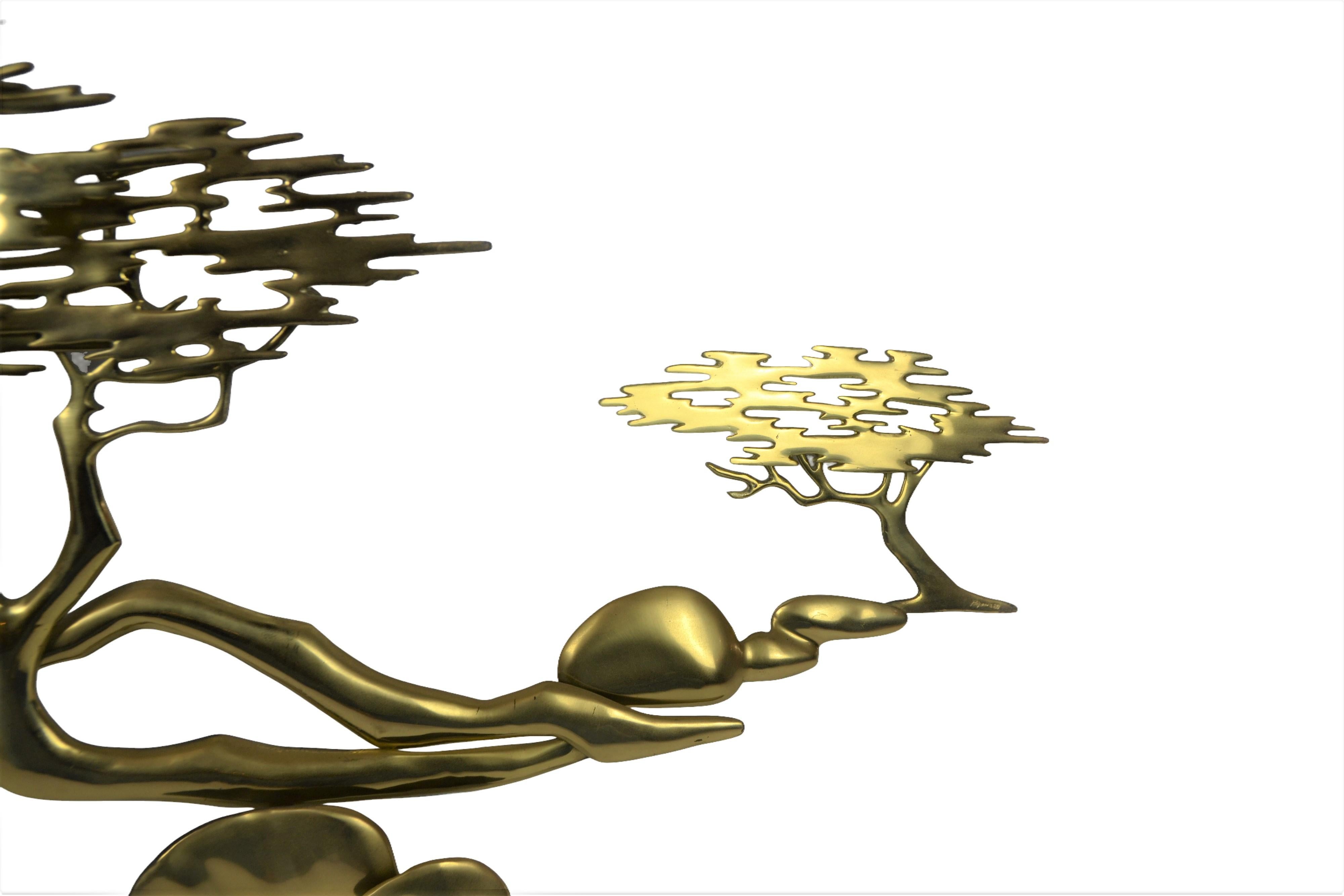 American Bonsai Tree Wall Sculpture by Bijan