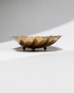 Vintage Brass Bowl by Renzo Cassetti, Mid Century Design, Italy, 1960s