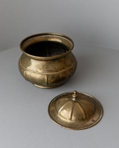 Vintage Brass Box with Lid - Handmade Italy, 1950s