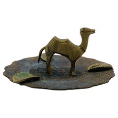 Vintage Brass Camel Cigarettes Arab Ashtray