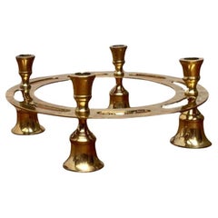 Vintage Brass Candleholder, 20th Century