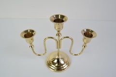 Vintage-Kerzenständer aus Messing, Tschechoslowakei, 1960er Jahre.