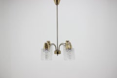 Vintage Brass Chandelier by Kamenický Šenov, 1970s