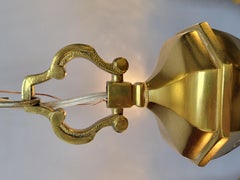 Araña de latón vintage - Elegante lámpara de 8 luces - Estilo Chapman