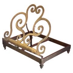 Vintage Brass Cherub Accent Adjustable Book Stand / Rack