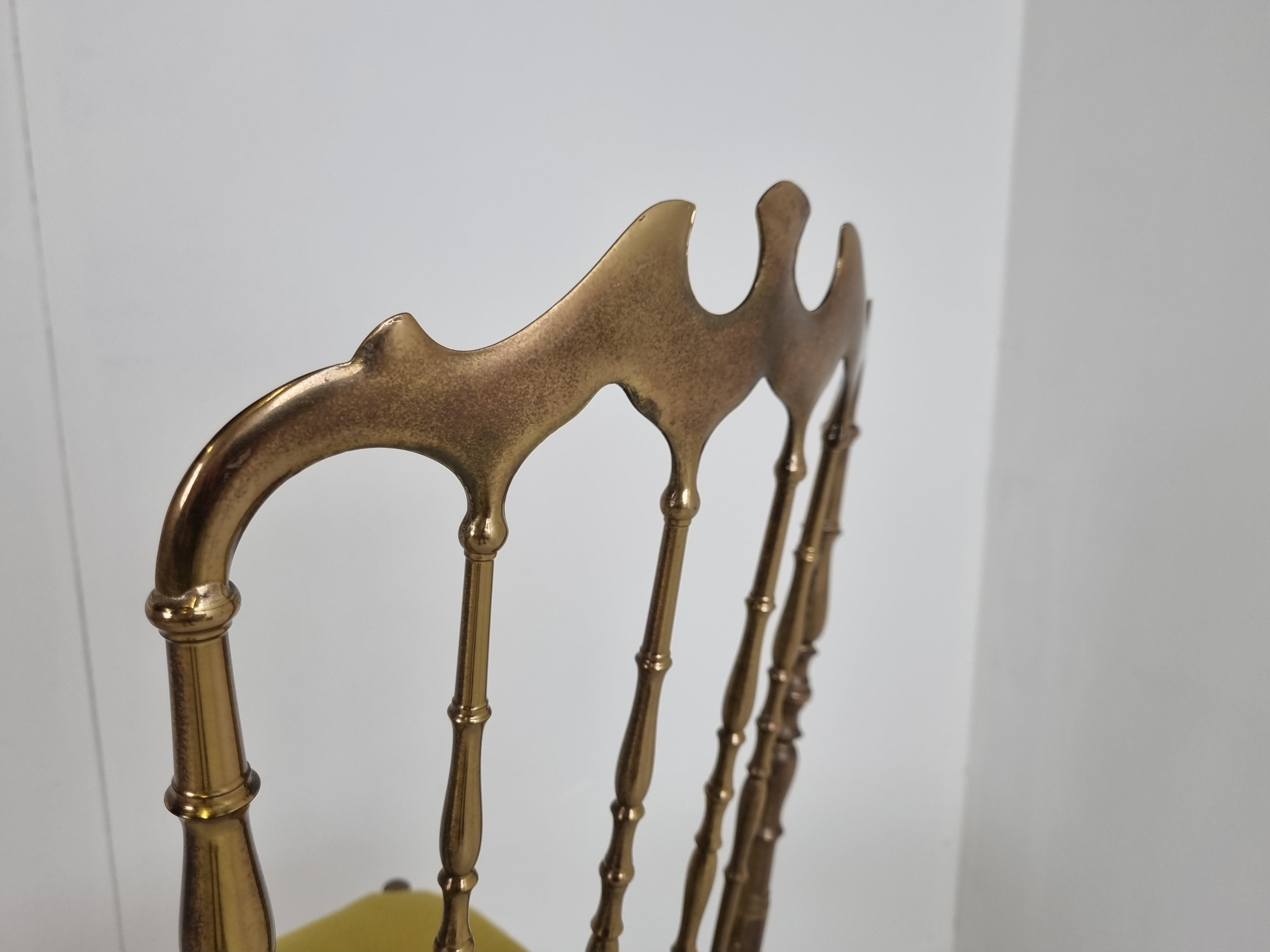 Vintage Brass Chiavari Chair, 1960s 1