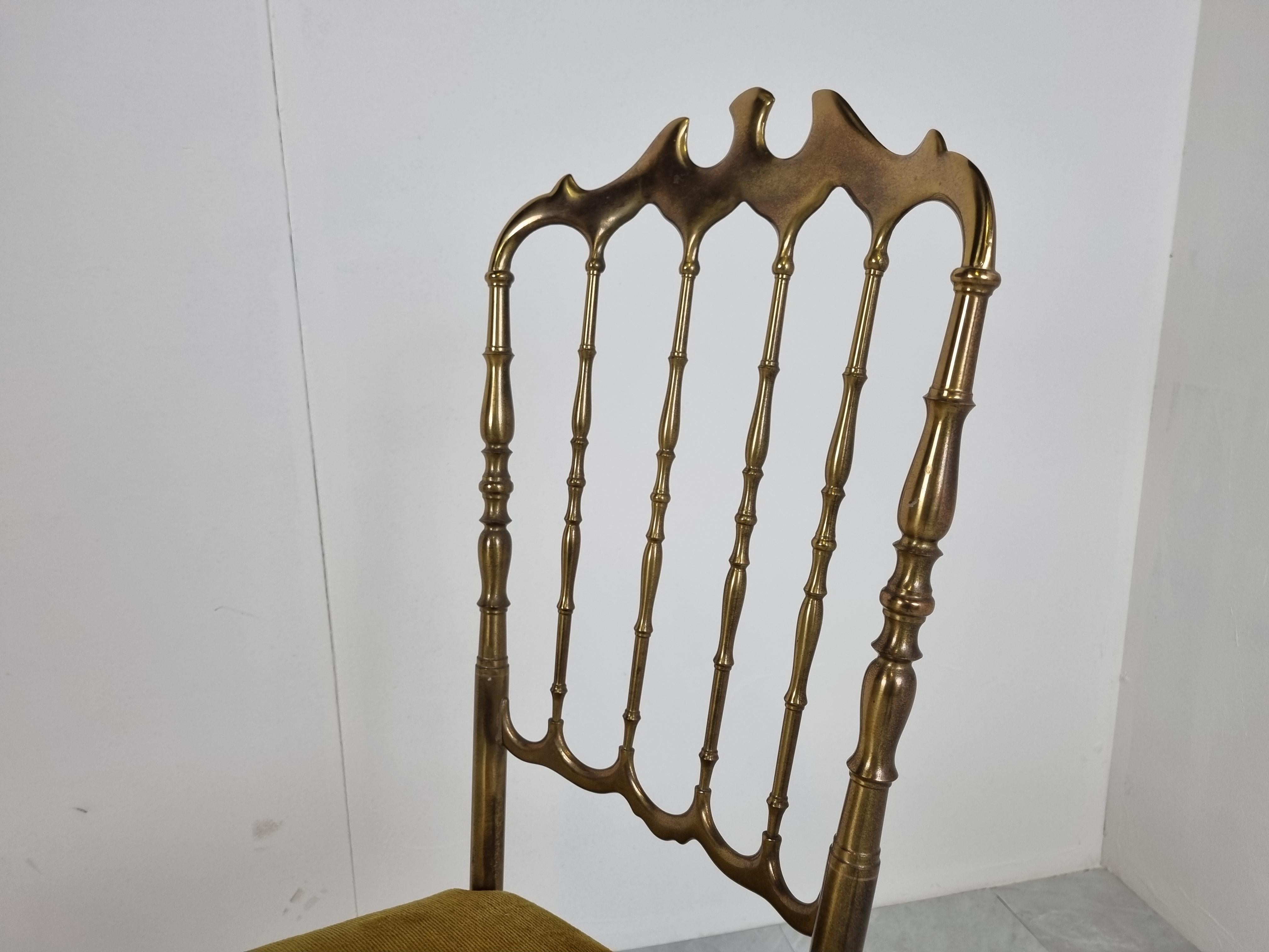 Vintage Brass Chiavari Chair, 1960s 2
