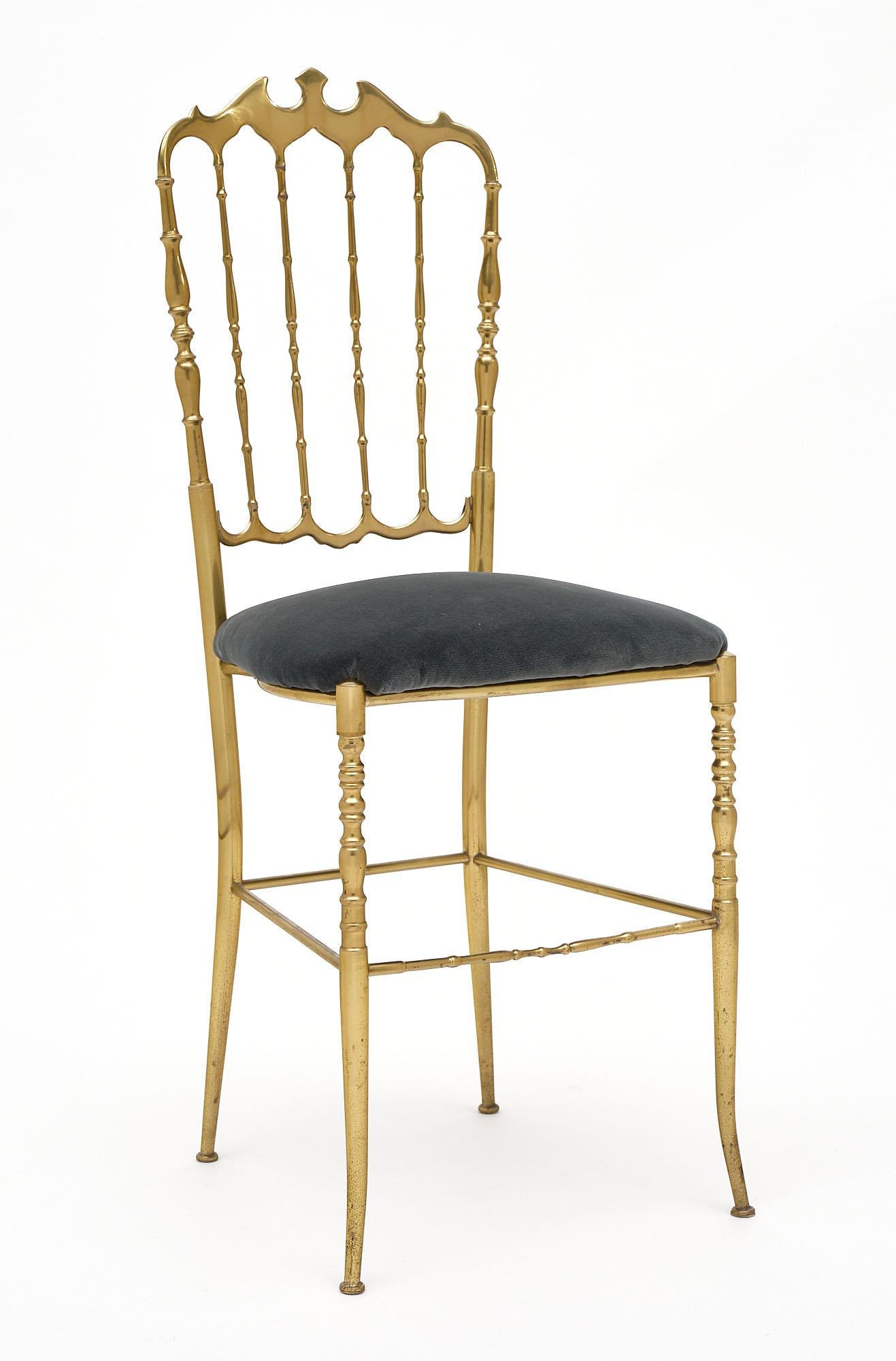 Italian Vintage Brass Chiavari Chairs