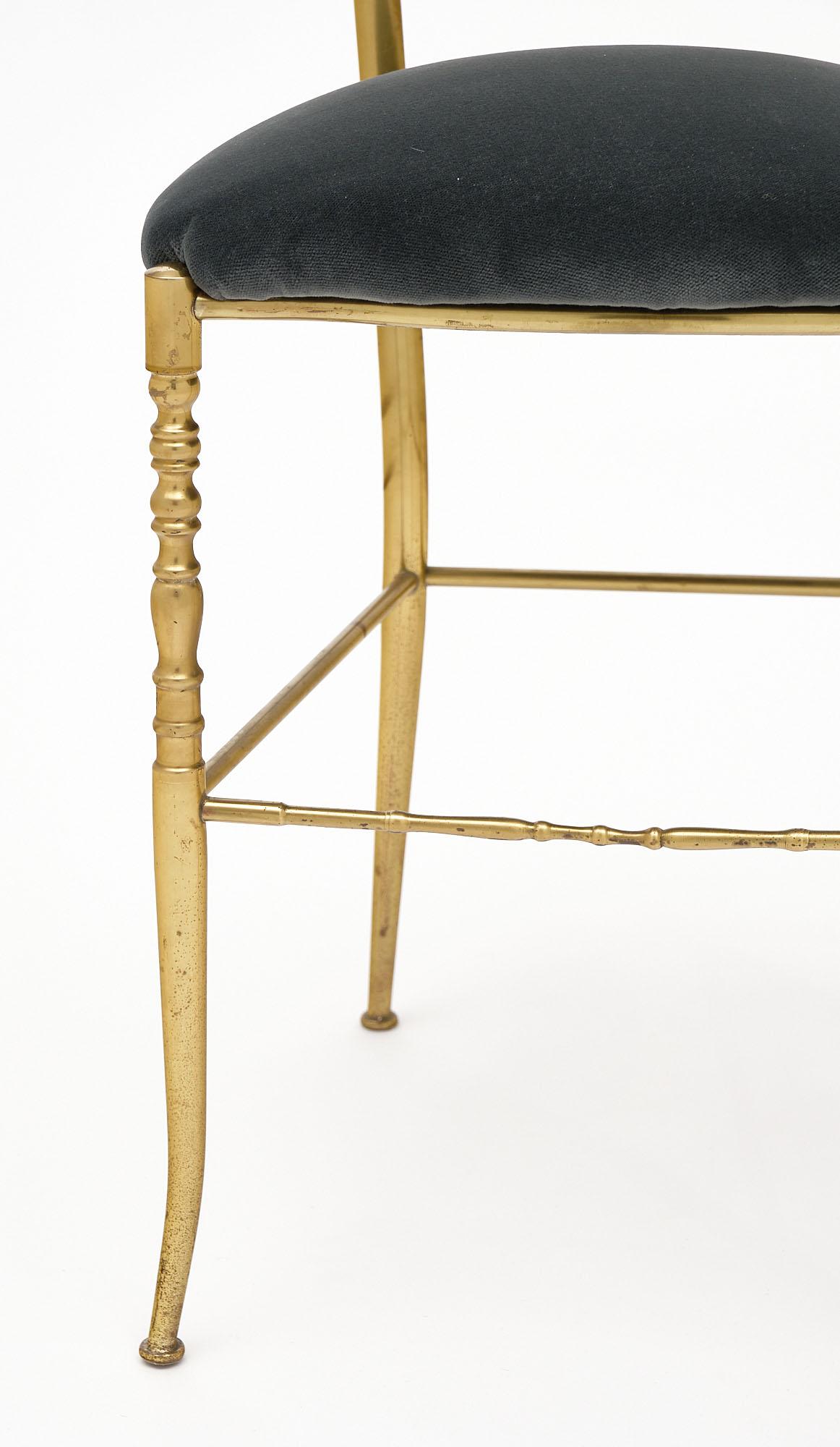 Vintage Brass Chiavari Chairs 1