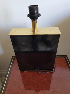 Vintage Brass Table Lamp, Hollywood Regency, 1970s