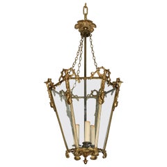 Vintage Brass Chinoiserie Lantern