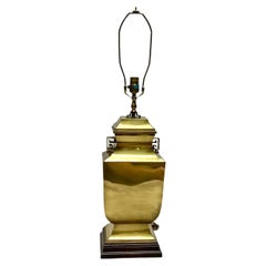 Retro Brass Chinoiserie Table Lamp