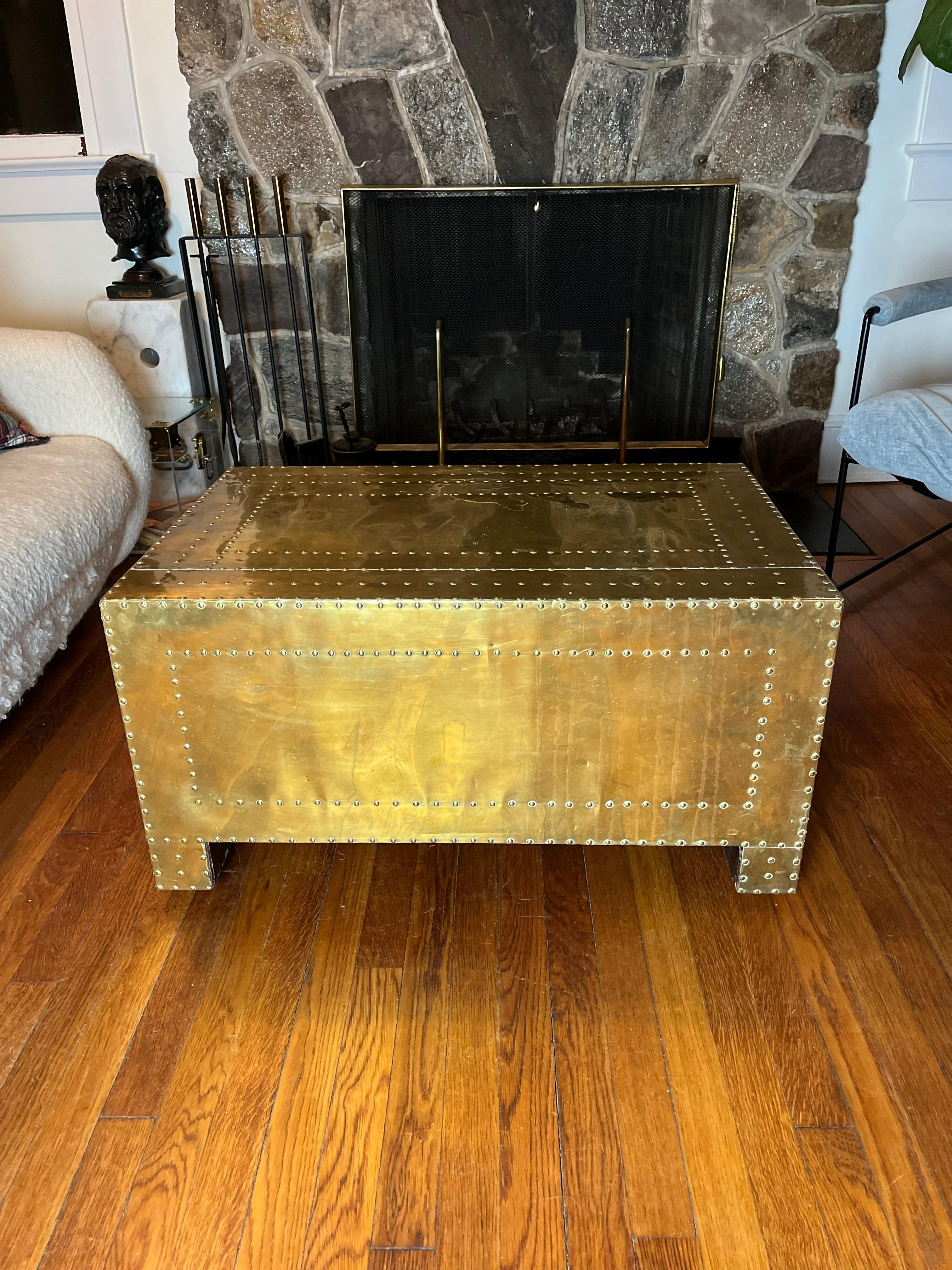 Spanish Sarreid Coffee Table Chest