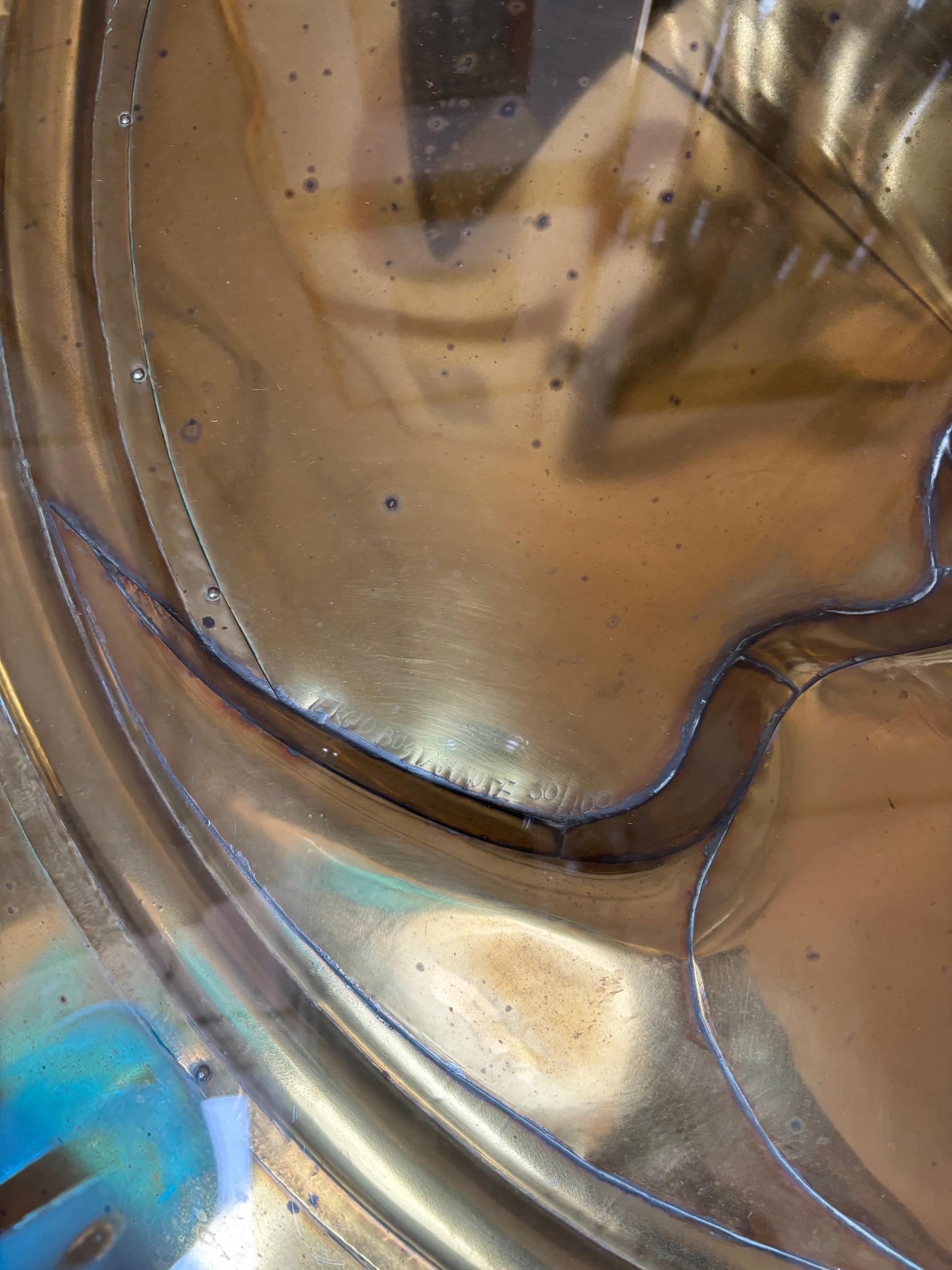 Table octogonale Moon de Sergio Bustamante, circa 1970 en vente 4