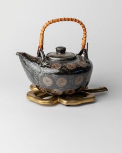 Vintage Brass Coaster - Leaf Shape, Charming Table Decoration Italy, 1960s