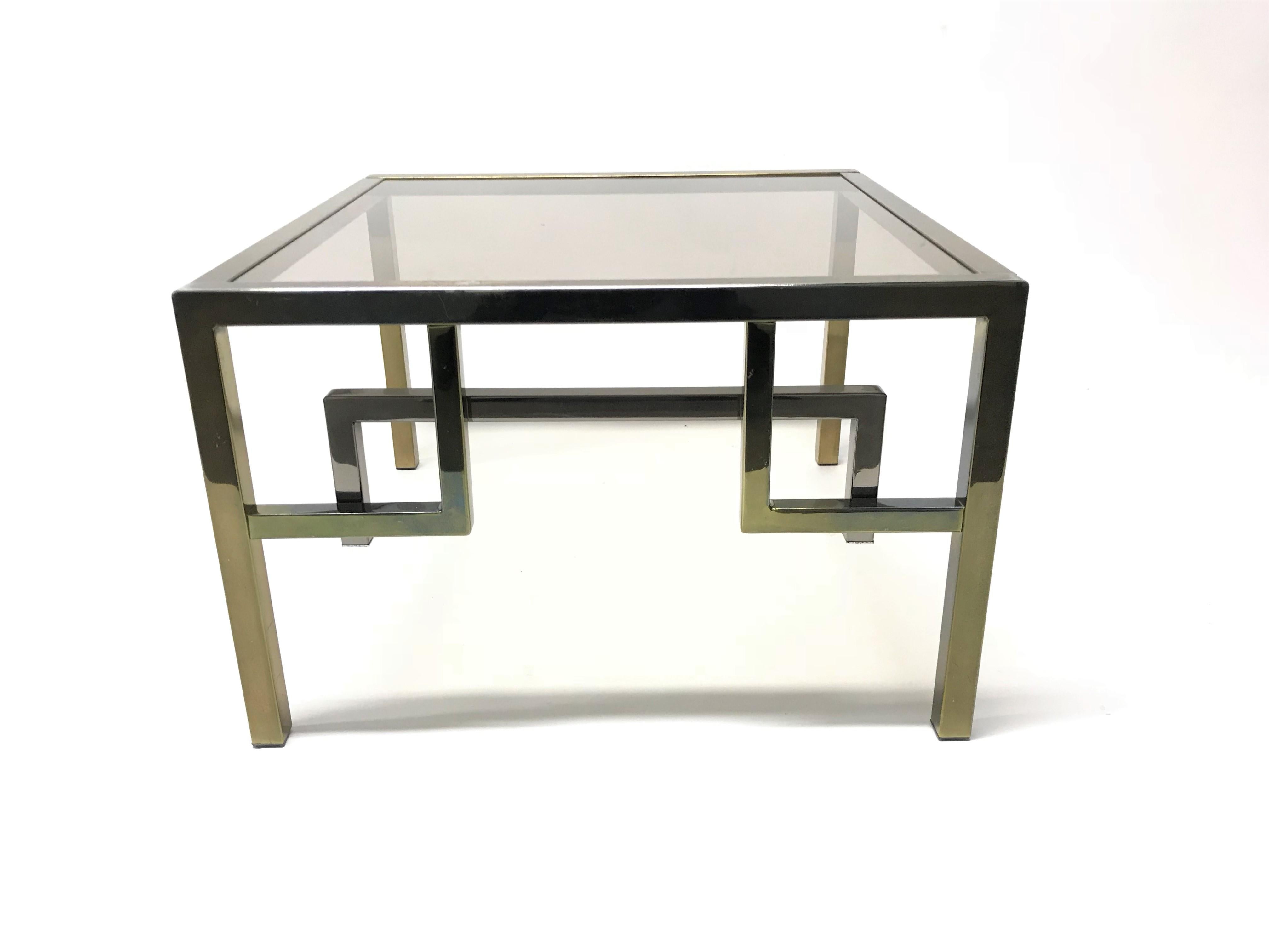 Late 20th Century Vintage Brass Coffee Table, 1970s