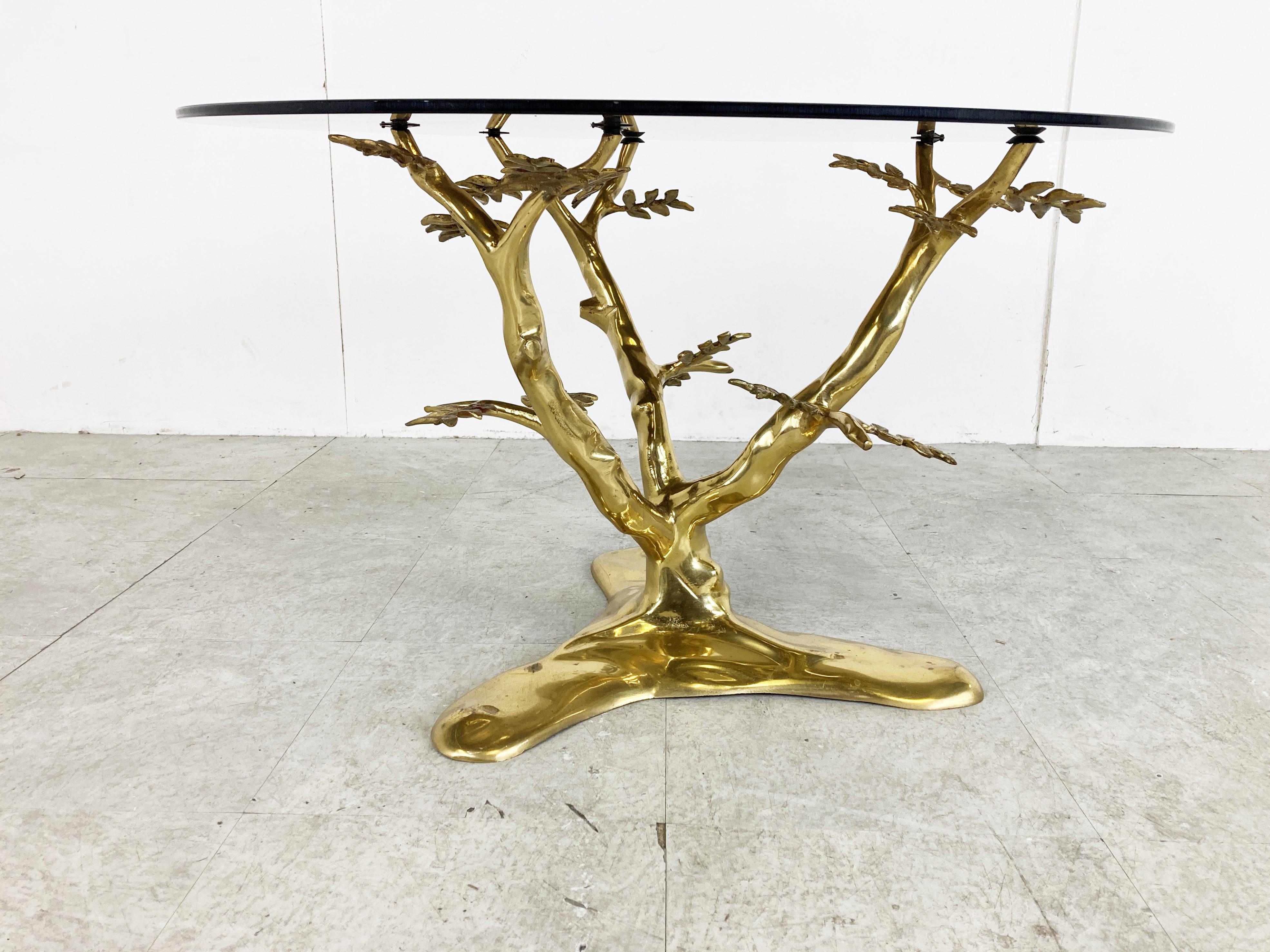Vintage Brass Coffee Table, 1970s For Sale 1