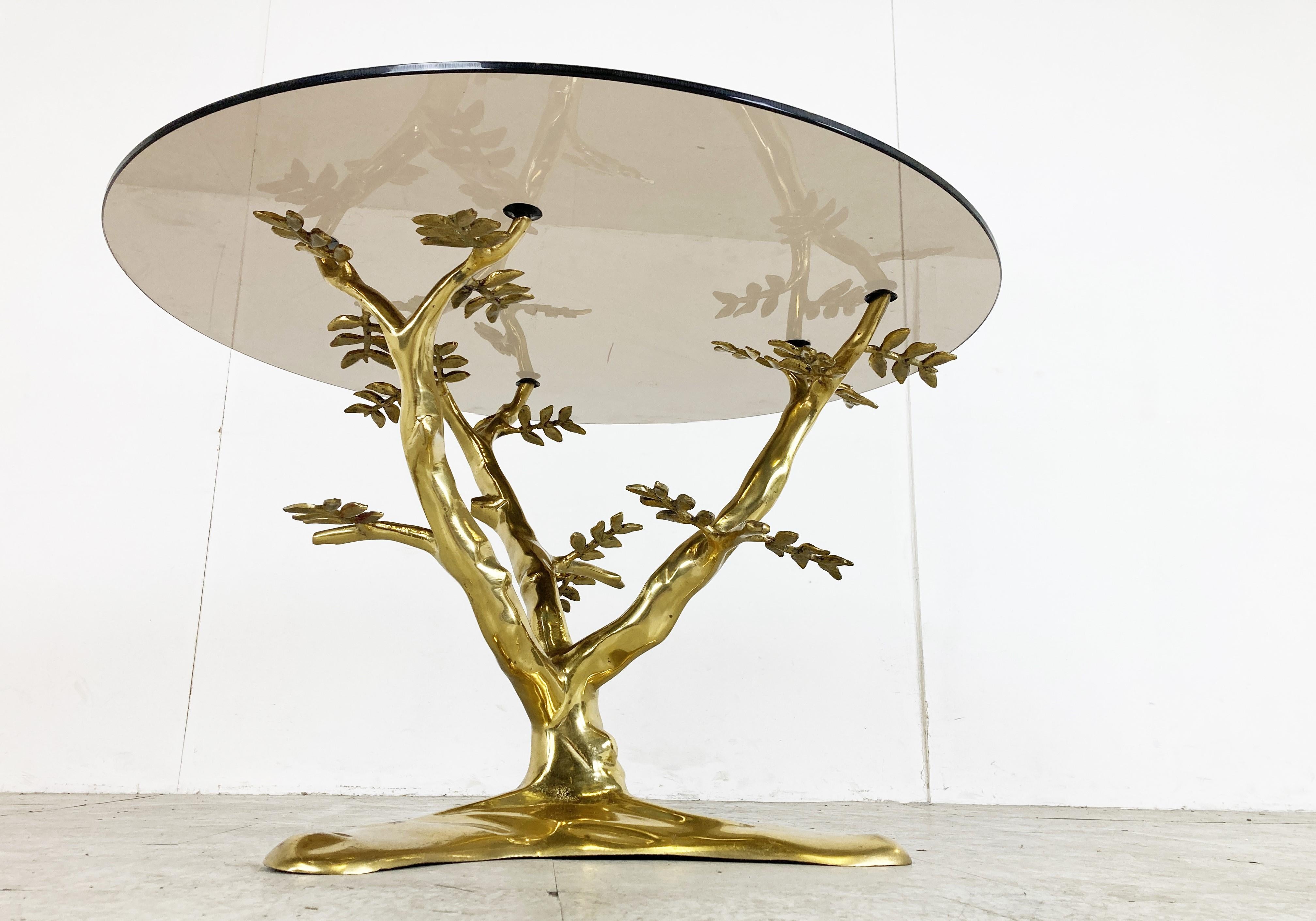 Vintage Brass Coffee Table, 1970s For Sale 2